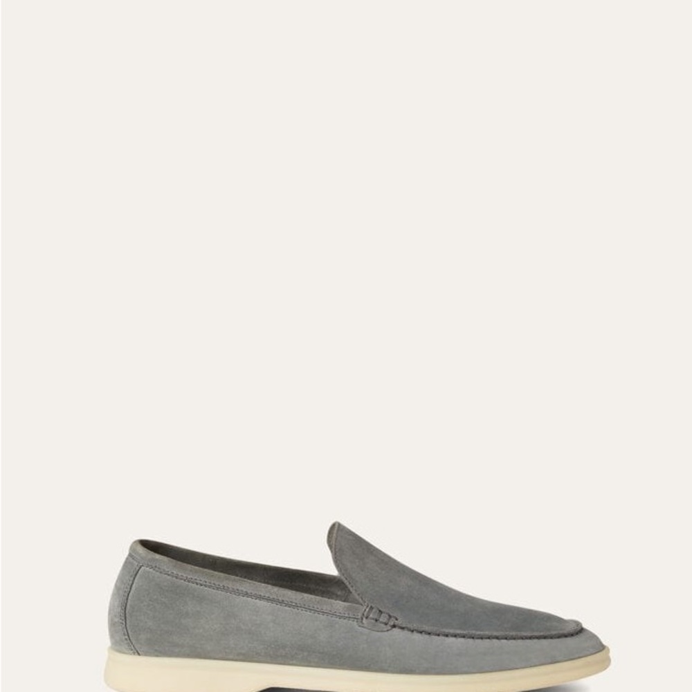 Loro Piana Men’s Summer Walk Loafer NWT Gull Gray